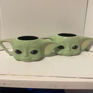 BABY YODA MUGS BRAND NEW SET OF TWO *****
